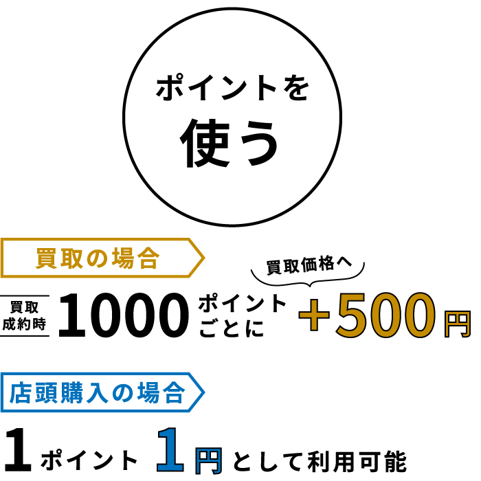 ポイントを使う
