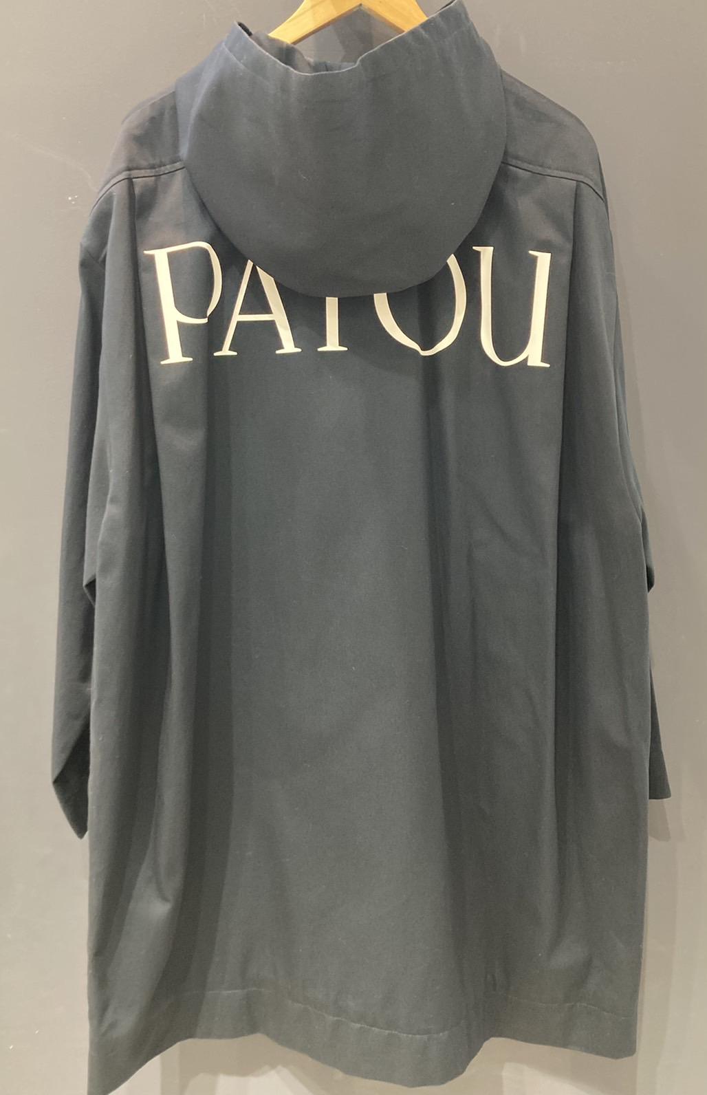 PATOU パトゥ オーガニックコットン オーバーサイズロングパーカー ナイトブルー 22SS