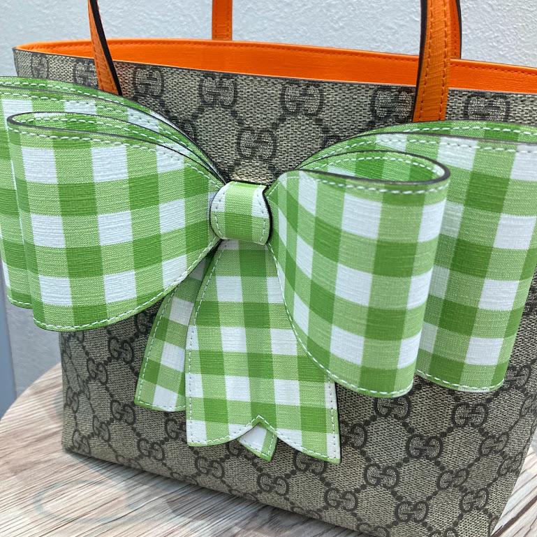 GUCCI チルドレンズボウリボン トートバッグ