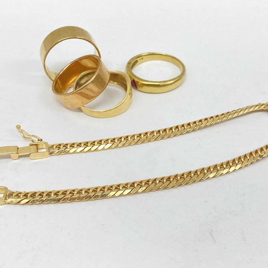 K18 リング ブレスレット 30g