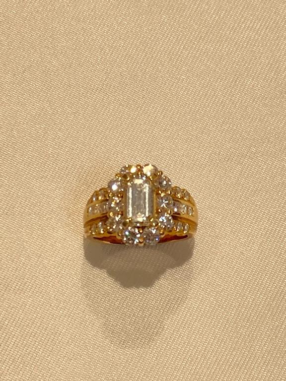 K18 ダイヤモンド リング 1.407ct 1.96ct 11.47g