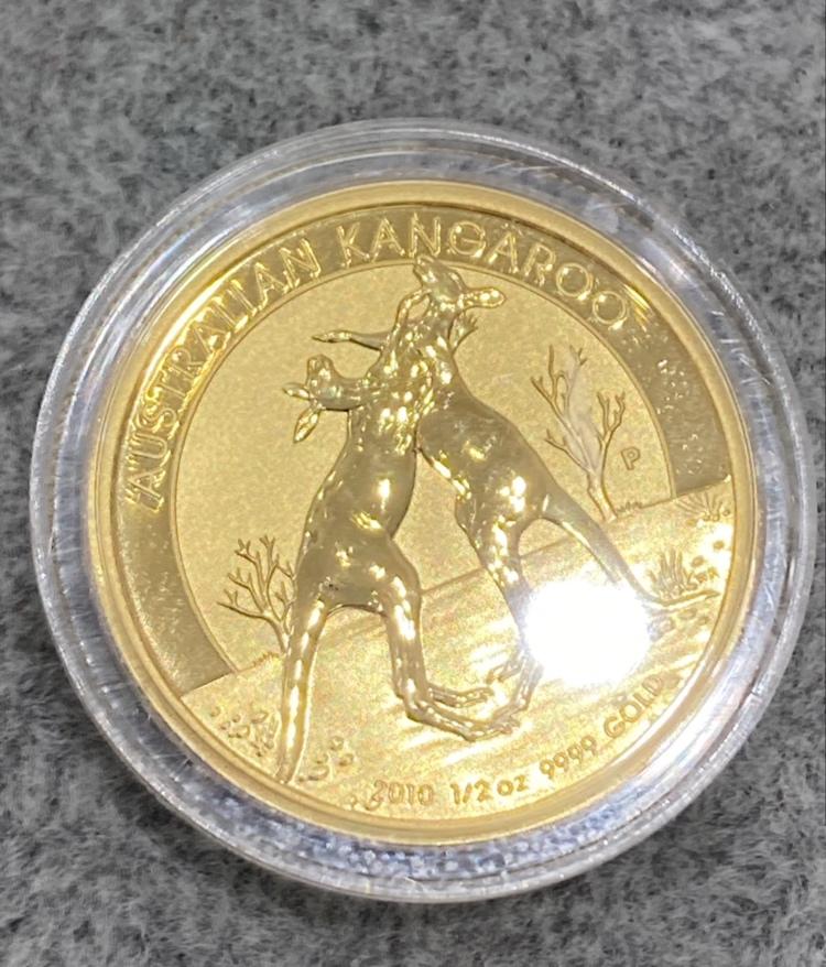 2010 オーストラリア カンガルー金貨 1/2オンス
