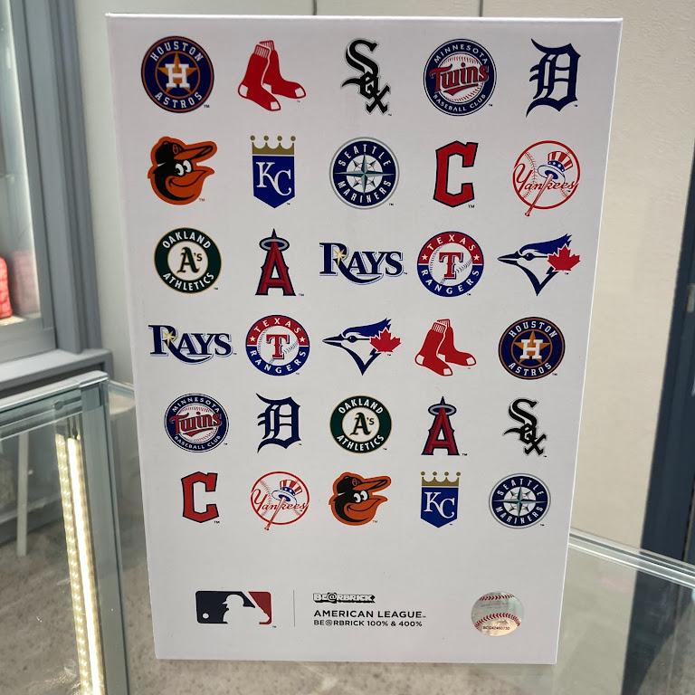 BE@RBRICK MLB AMERICAN LEAGUE (TM) 100% & 400%
