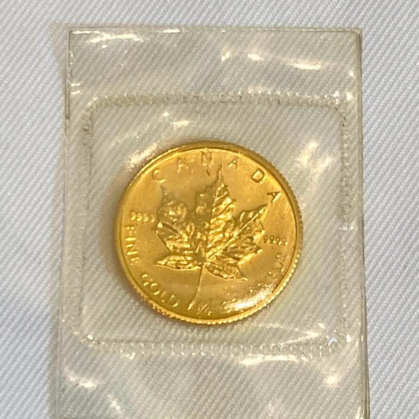 K24 メイプルリーフ金貨 1/4OZ 7.7g
