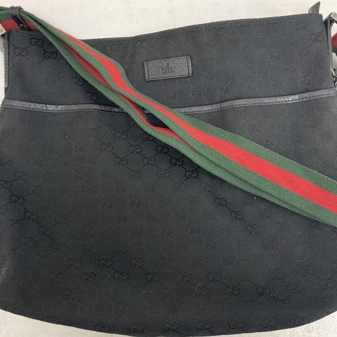 GUCCI　グッチ　GGキャンバス 　メッセンジャーバッグ　