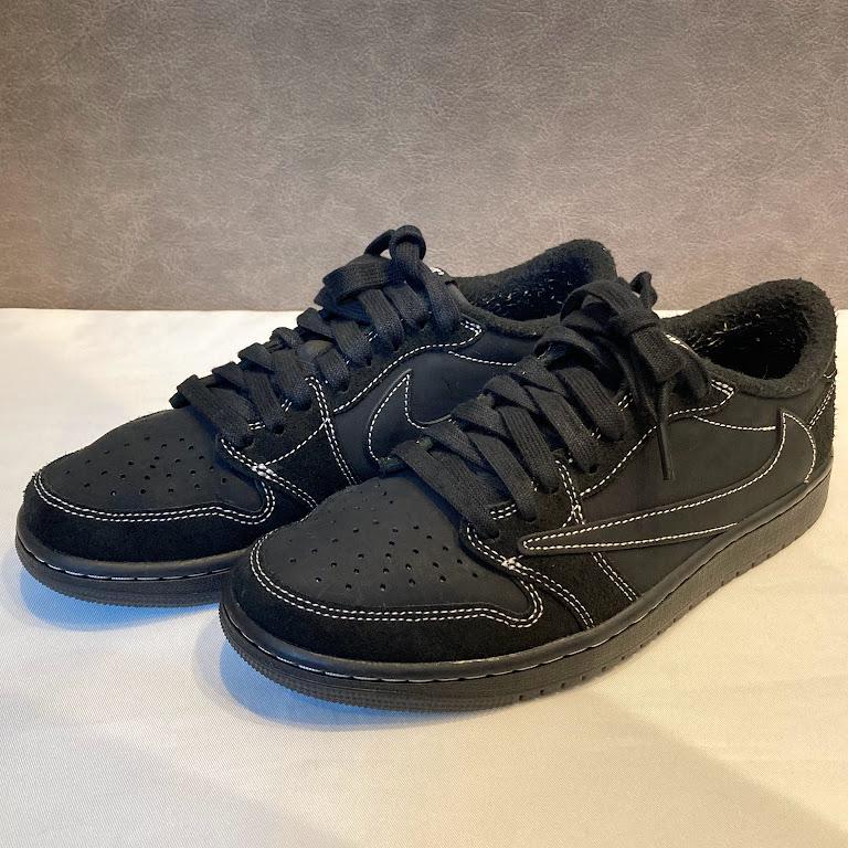 トラヴィス　スコット×ナイキ　AIR JORDAN　1　LOW　OG SP　BLACK　PHANTOM　DM7866－001