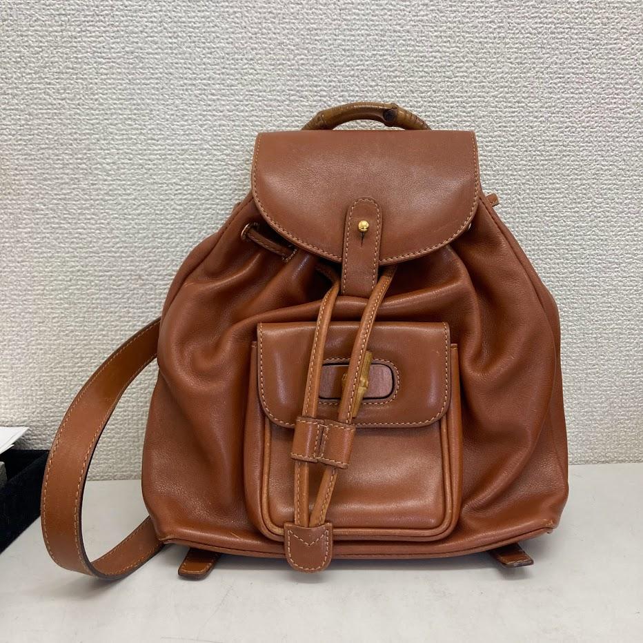 オールドグッチ バンブー リュック