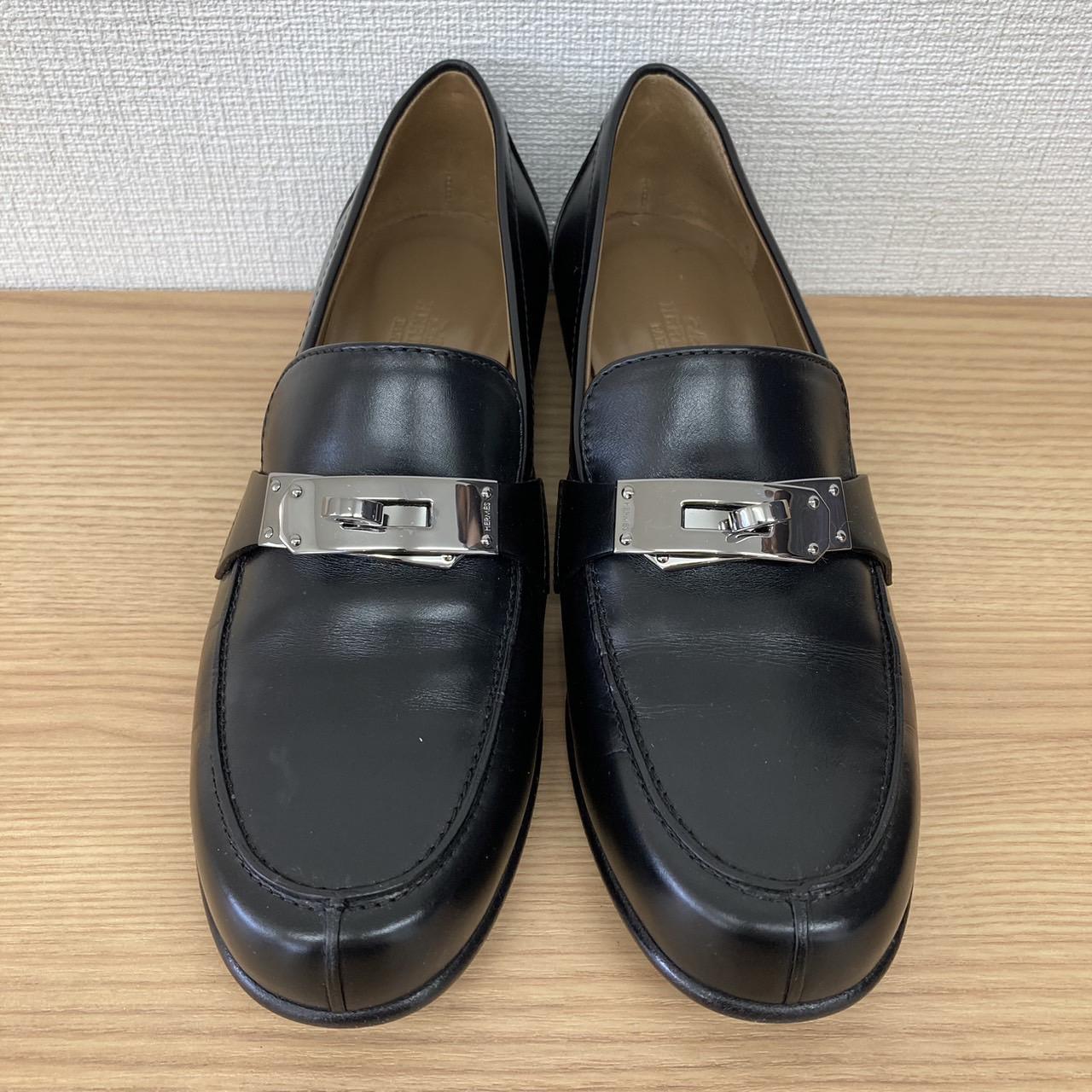 HERMES ケリー ローファー シルバー金具