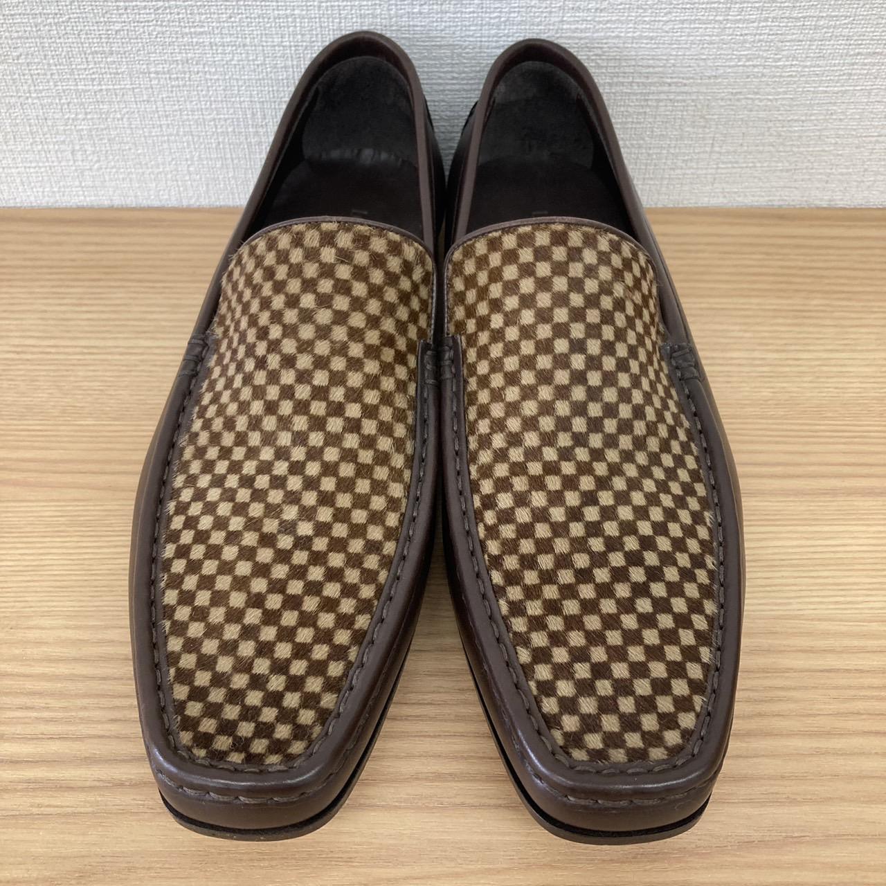 ルイヴィトン ダミエソバージュ ローファー