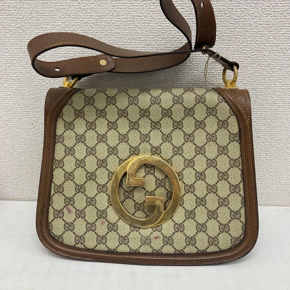 オールドグッチ インターロッキングG ショルダーバッグ
