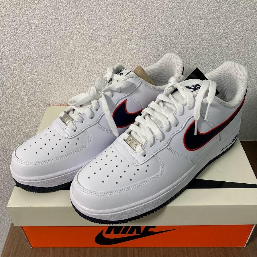 NIKE AIR FORCE 1 LOW "HOUSTON COMETS FOUR-PEAT" WHITE/NAVY 28cm FJ0710-100