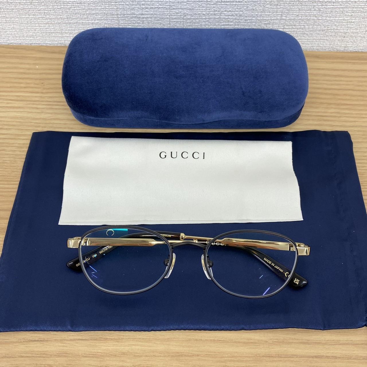 グッチ 眼鏡 GG0591OJ-004 BROWN GOLD 度入り