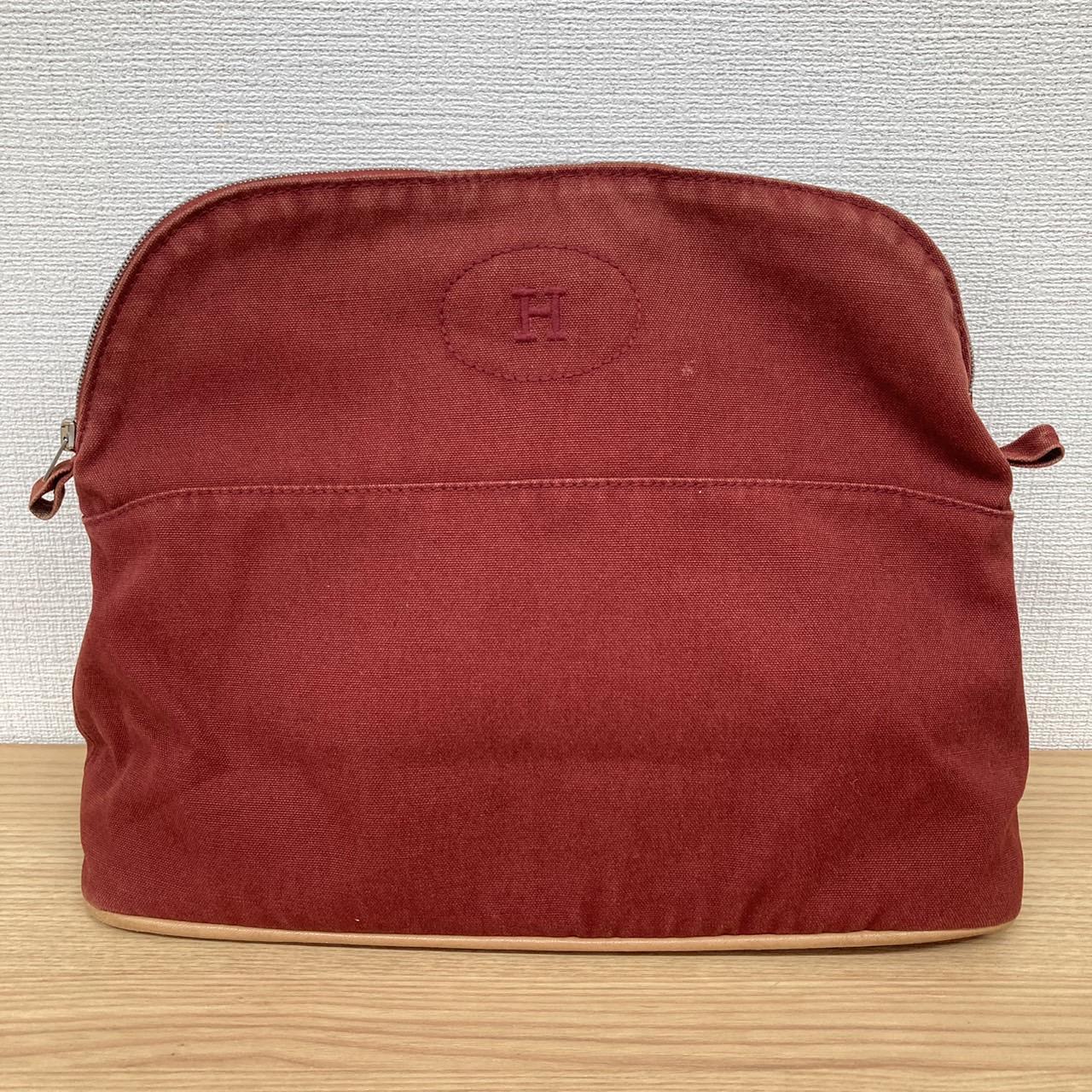 エルメス ボリード ポーチ30 レッド
