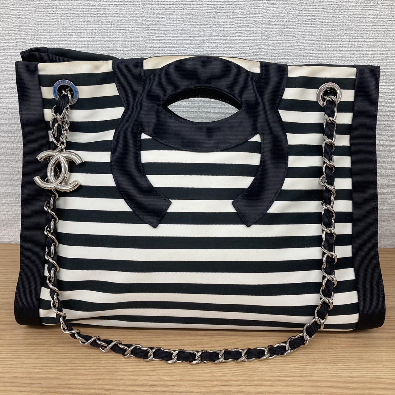 シャネル クルーズライン チェーントート ボーダー