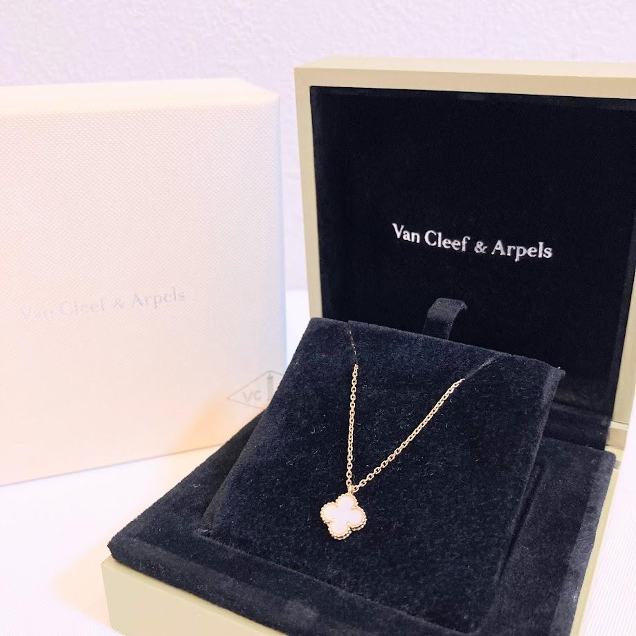 Van Cleef&Arpels スウィート アルハンブラ シェル ペンダント 750YG