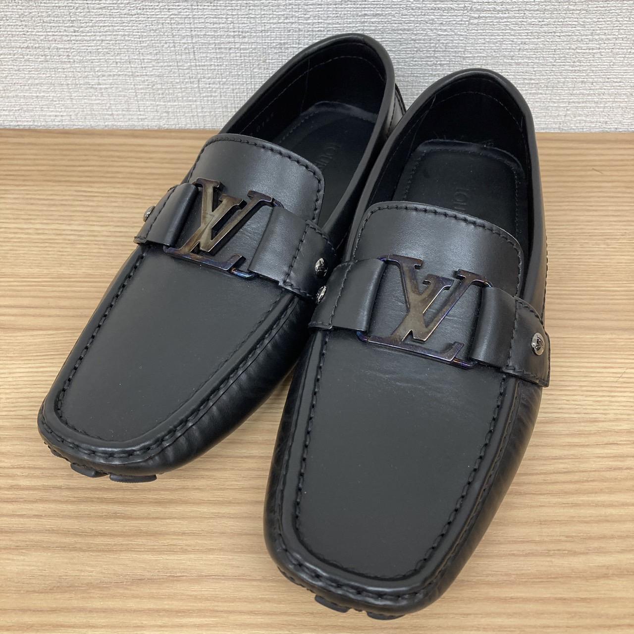 ルイヴィトン ドライビングシューズ ブラック
