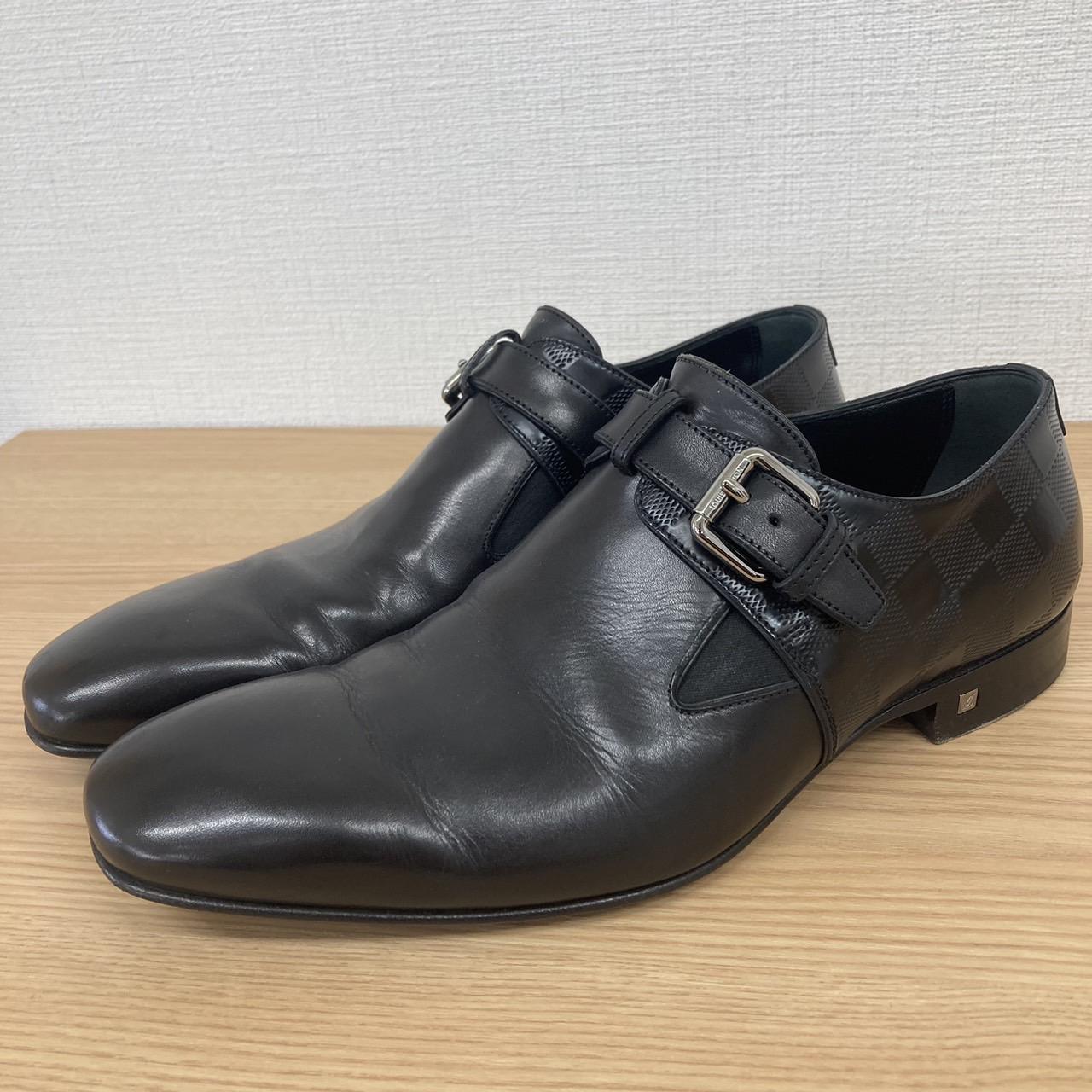 LOUIS VUITTON モンクストラップ シューズ