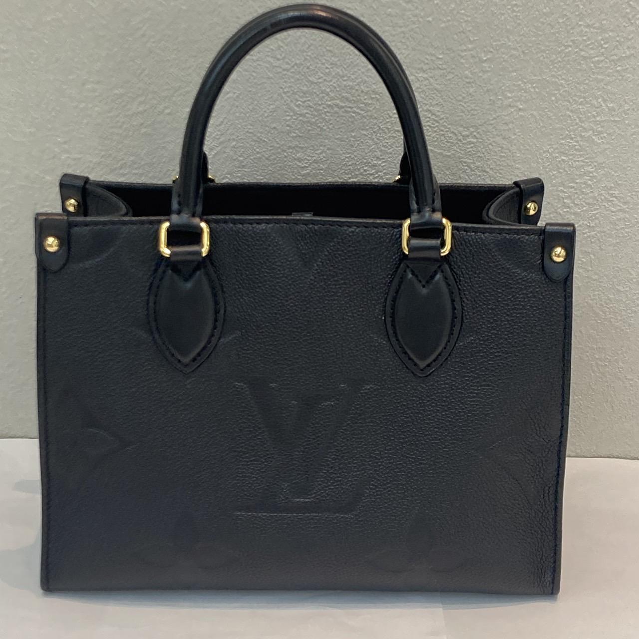 LOUIS VUITTON ルイヴィトン M45653 オンザゴーPM ノワール IC ストラップ無