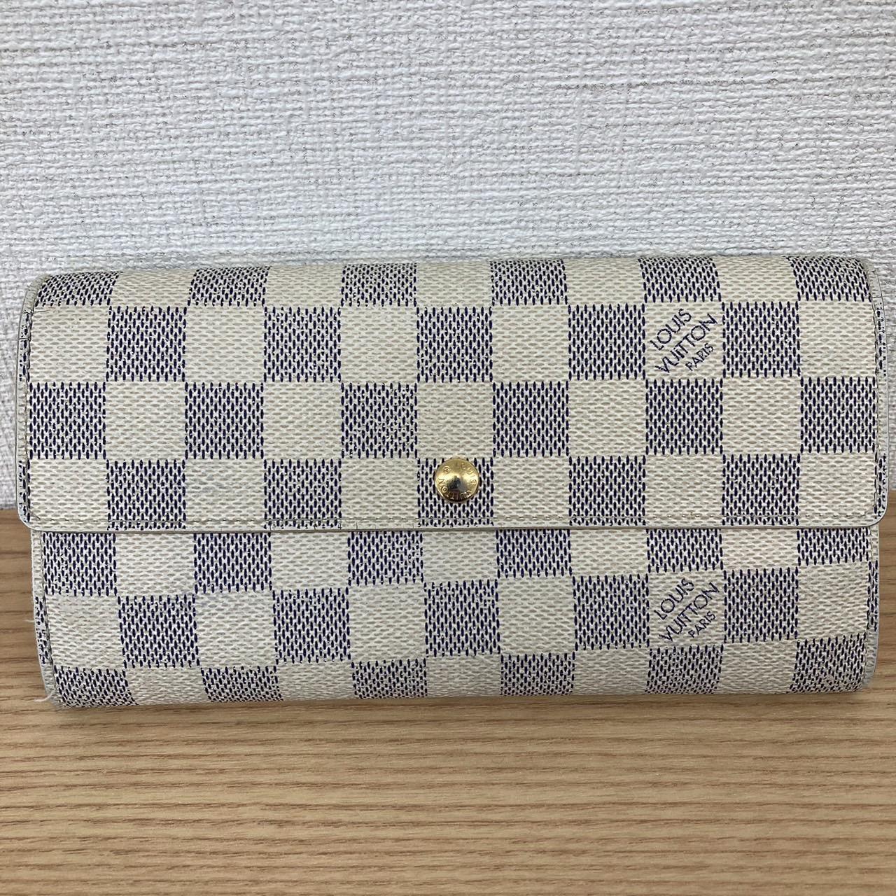 Louis Vuitton ルイヴィトン ダミエ アズール ポルトフォイユ サラ 長財布