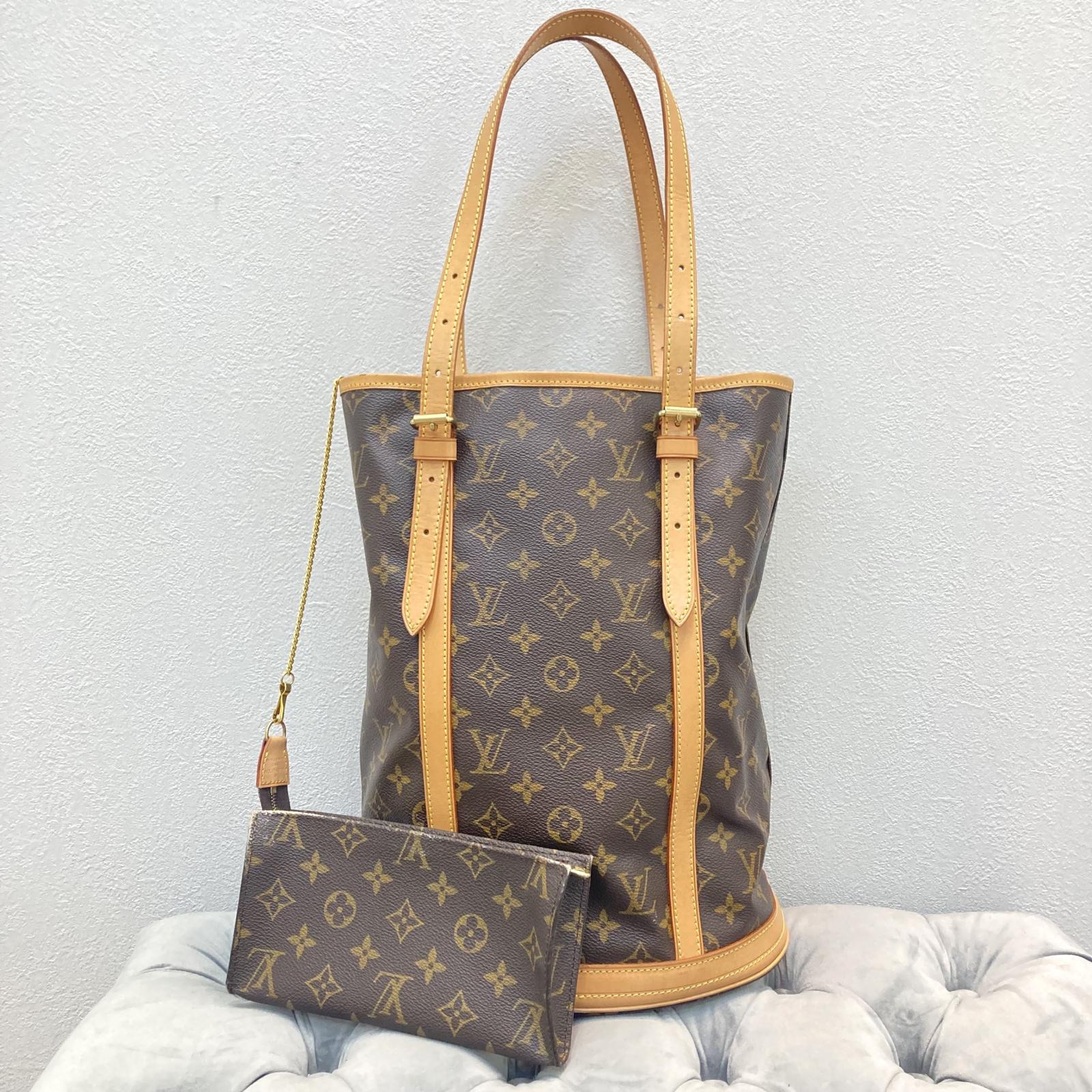 LOUIS VUITTON ルイヴィトン M42236 バケットGM ポーチ付き