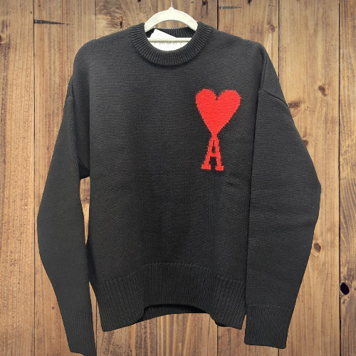 Ami Paris アミパリス AMI DE COEUR CREW NECK SWEATER ロゴ セーター