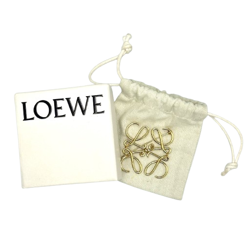 LOEWE ロエベ アナグラム ブローチ GP 