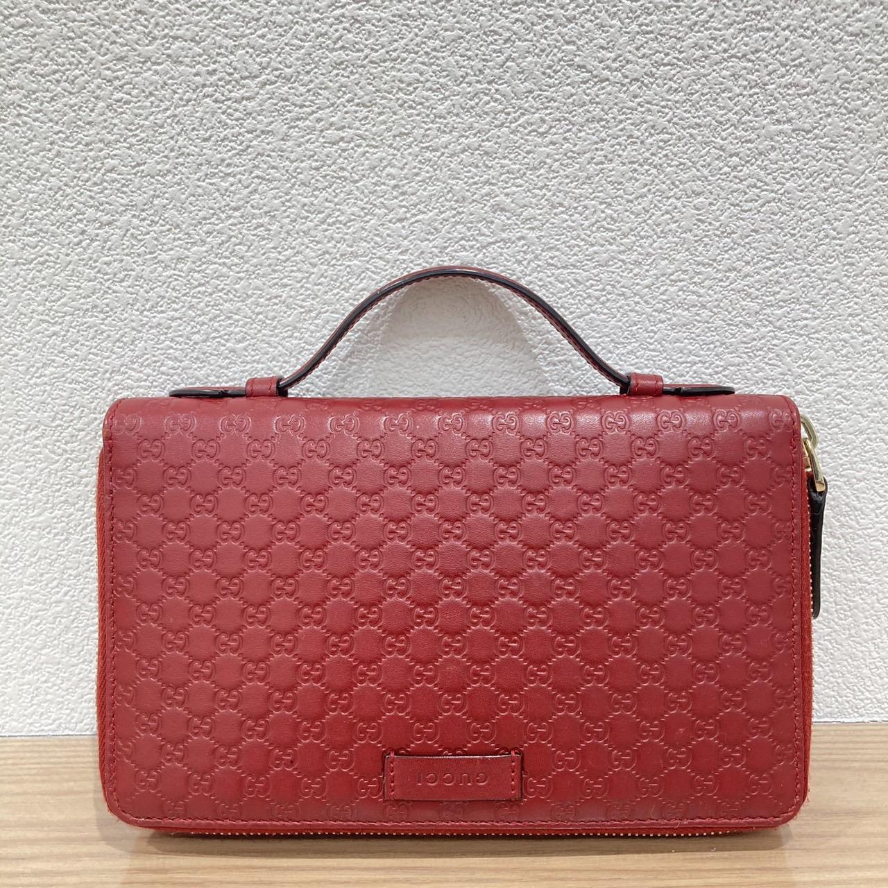 GUCCI マイクロGG オーガナイザー 赤