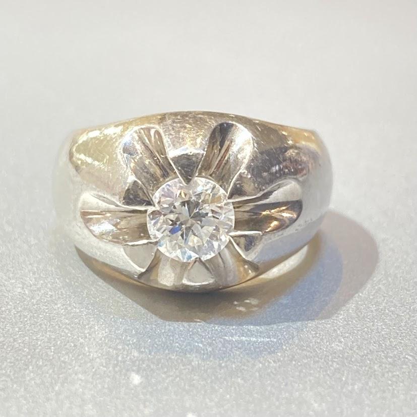 Pt900 リング D1.007ct 29.90g