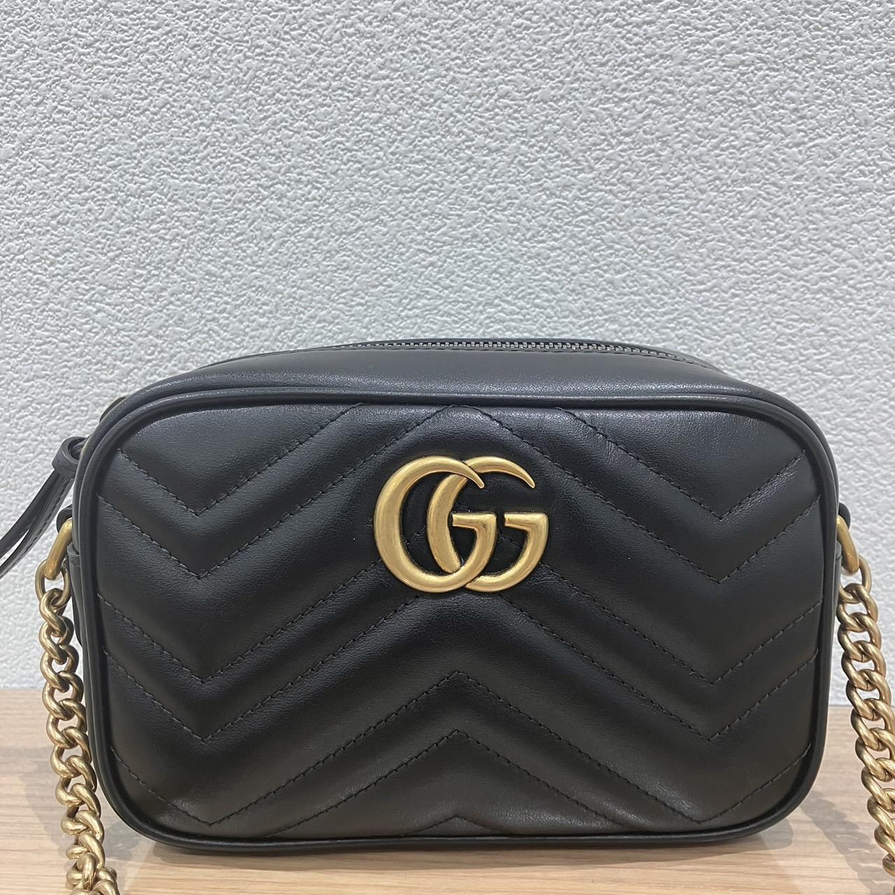 GUCCI　キルティングショルダーバッグ　448065 