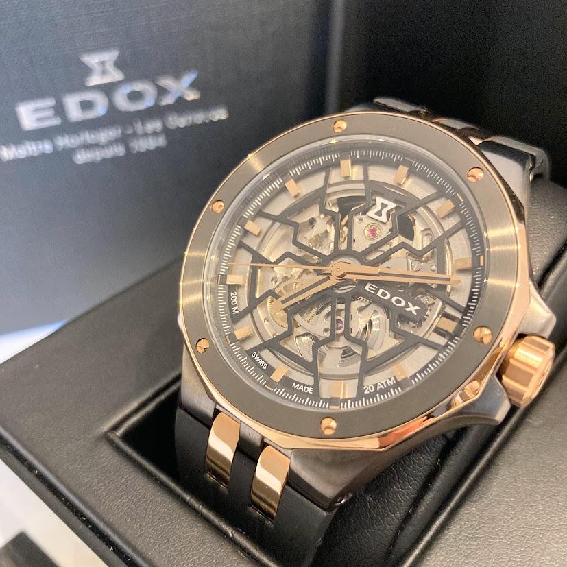 EDOX デルフィン メカノ オートマティック 腕時計