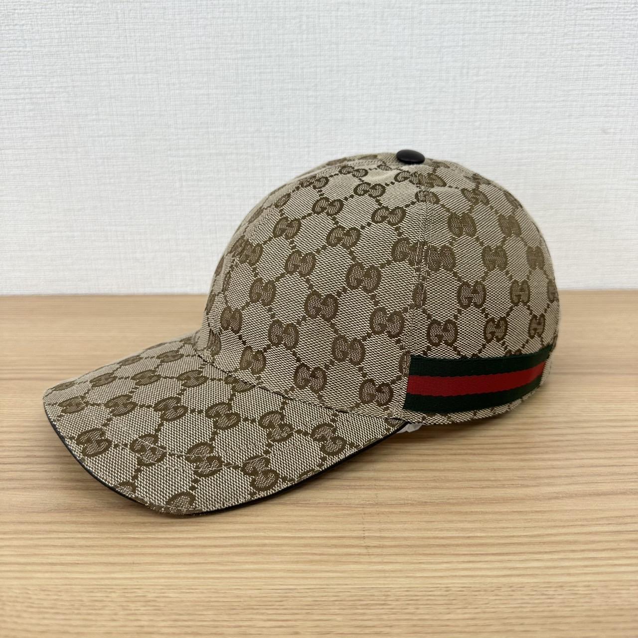 GUCCI 200035 ベースボール キャップ オリジナルGGキャンバス