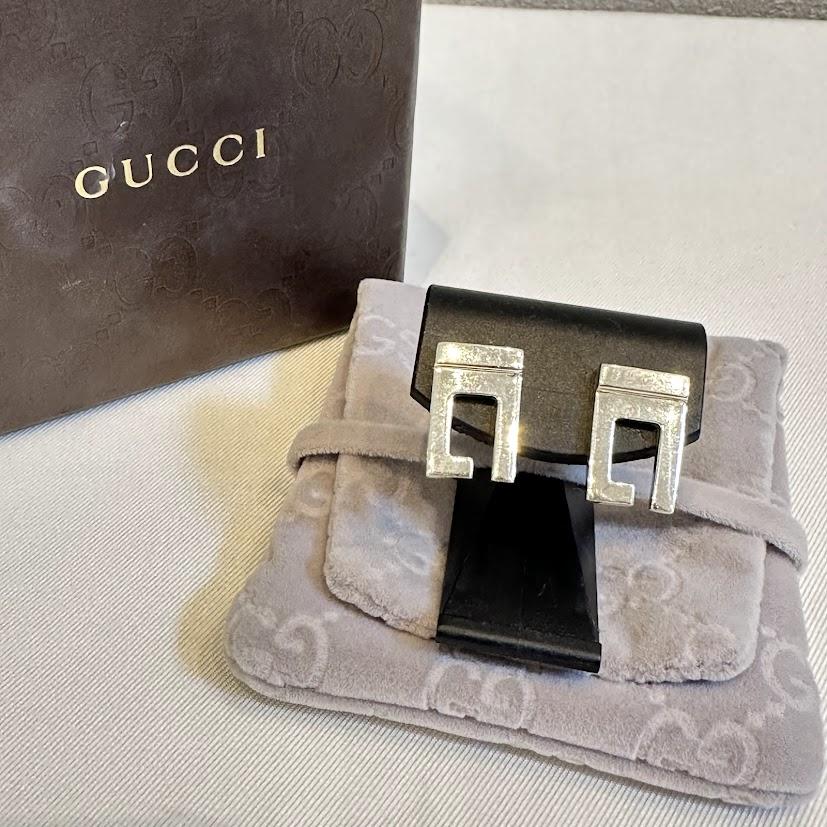 GUCCI グッチ Gロゴ ピアス 925