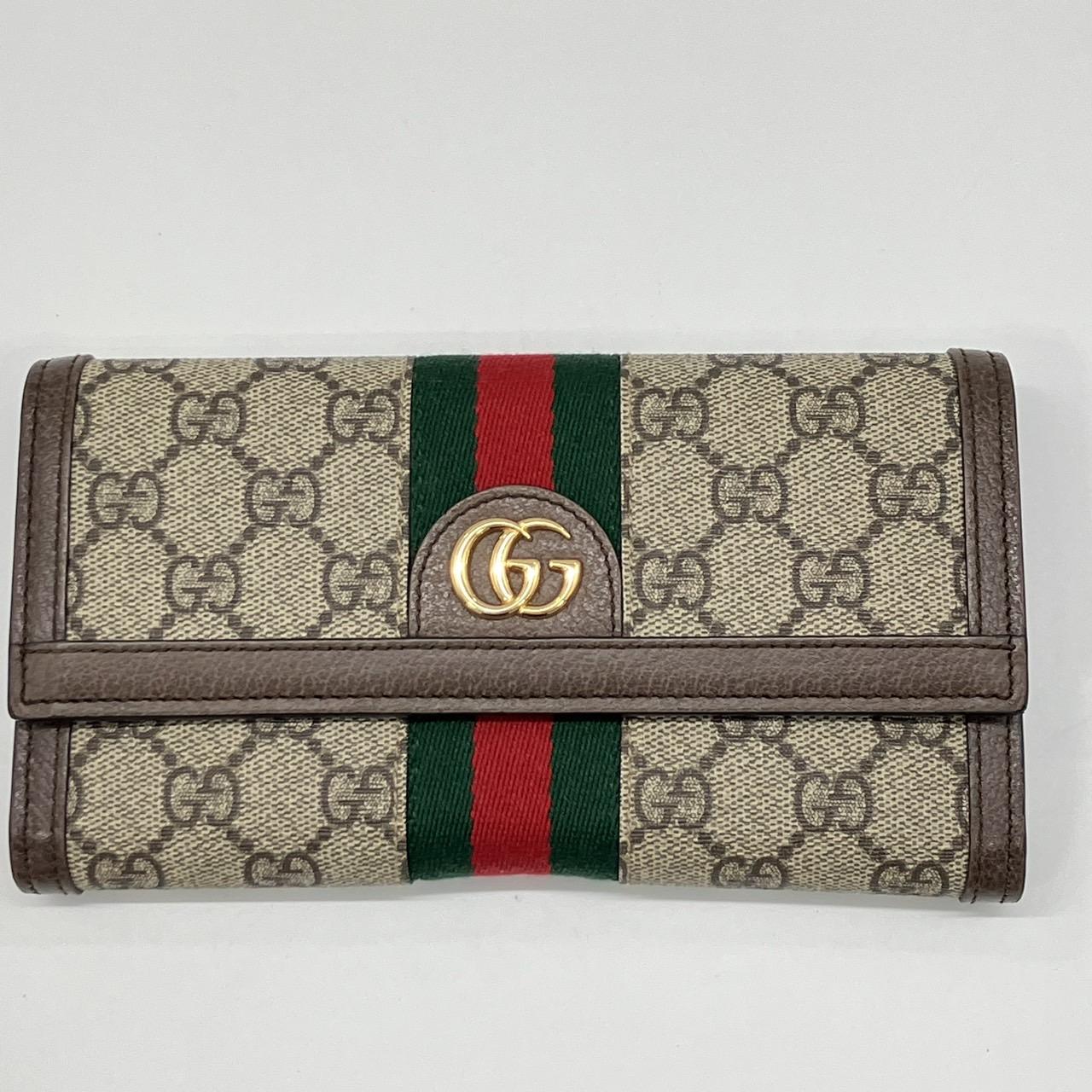 GUCCI グッチ　GGスプリーム  523153　オフィディア　コンチネンタルウォレット 