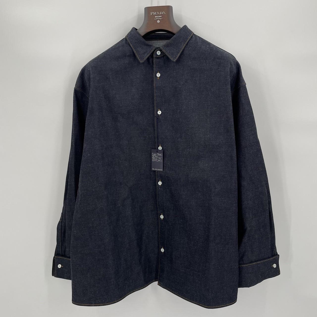 PRADA GEC092 Denim Outerwear Shirt