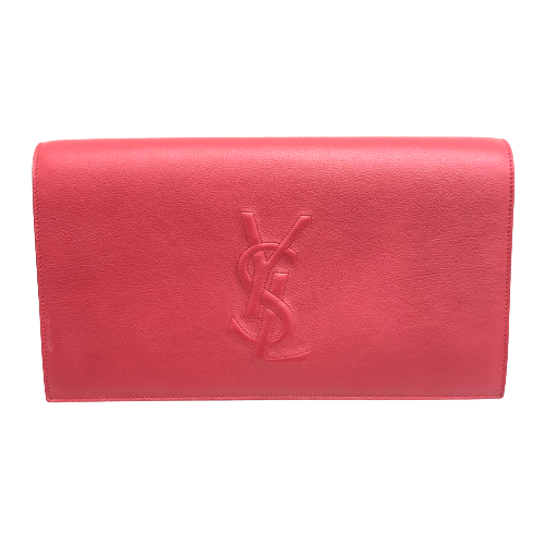 YSL　クラッチバッグ　レッド