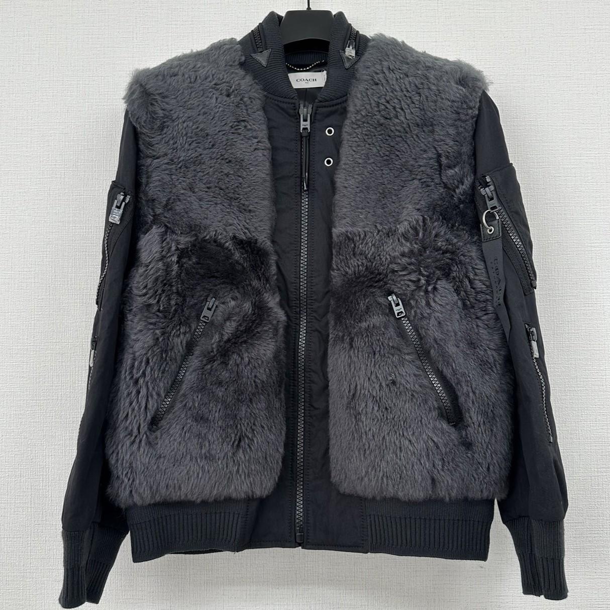 COACH ファー ボンバージャケット