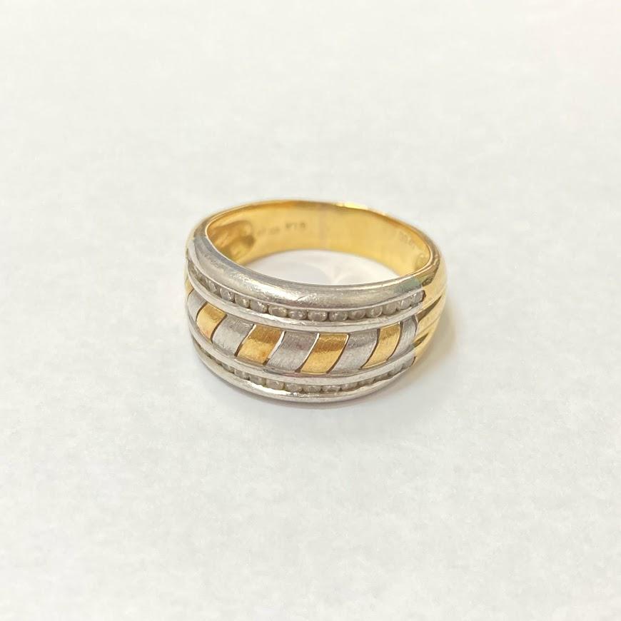 K18/Pt900 D0.40ct 8.8g リング