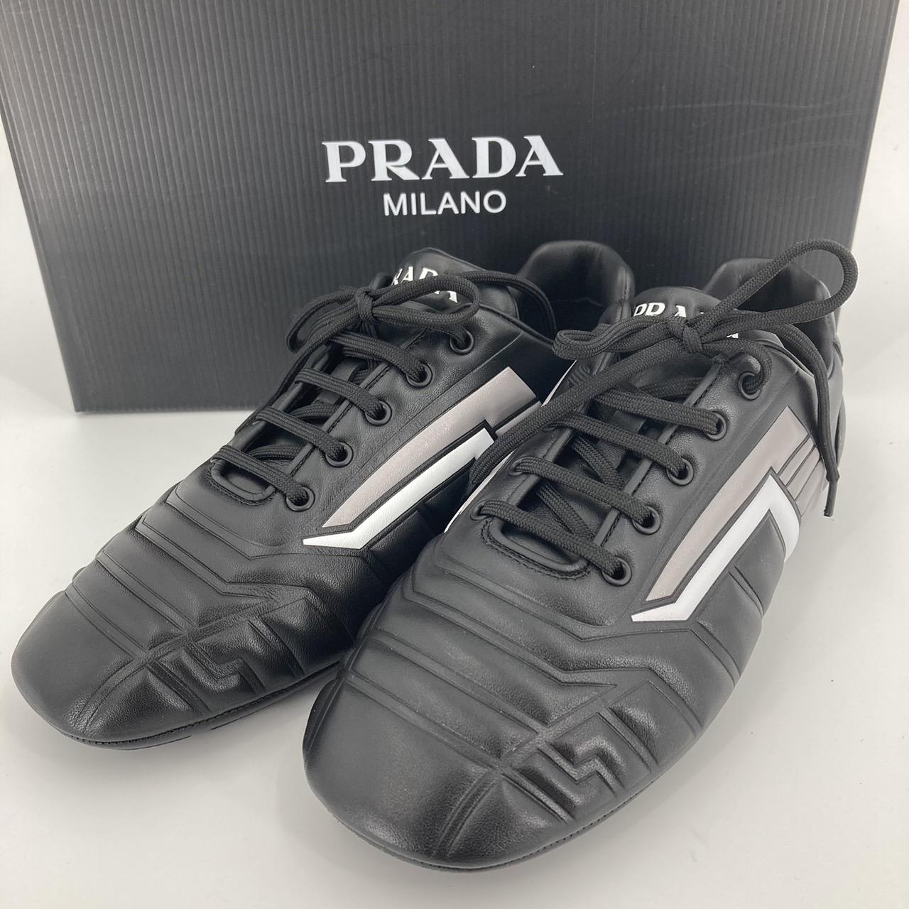 PRADA プラダ ローカットスニーカー ブラック 25cm