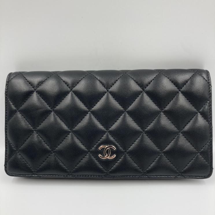 CHANEL ウォレット ラムスキン 財布