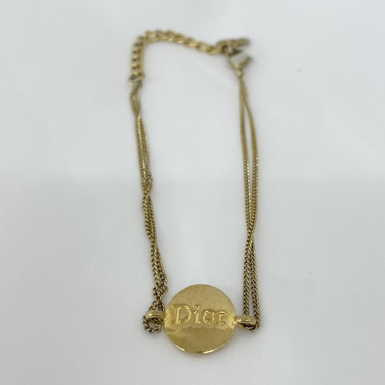 Christian Dior ロゴブレスレット CD