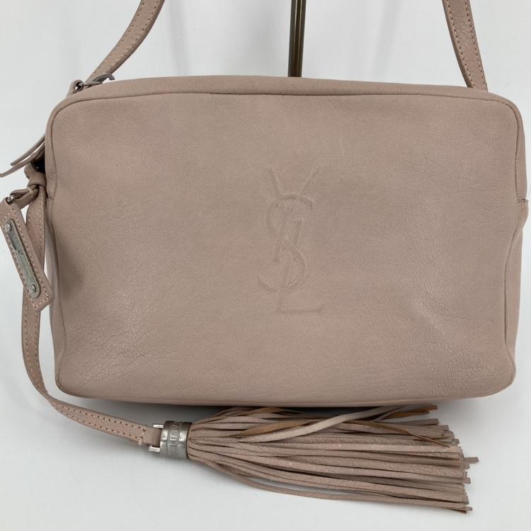 Saint Laurent サンローラン カメラバッグ ピンクベージュ 470299