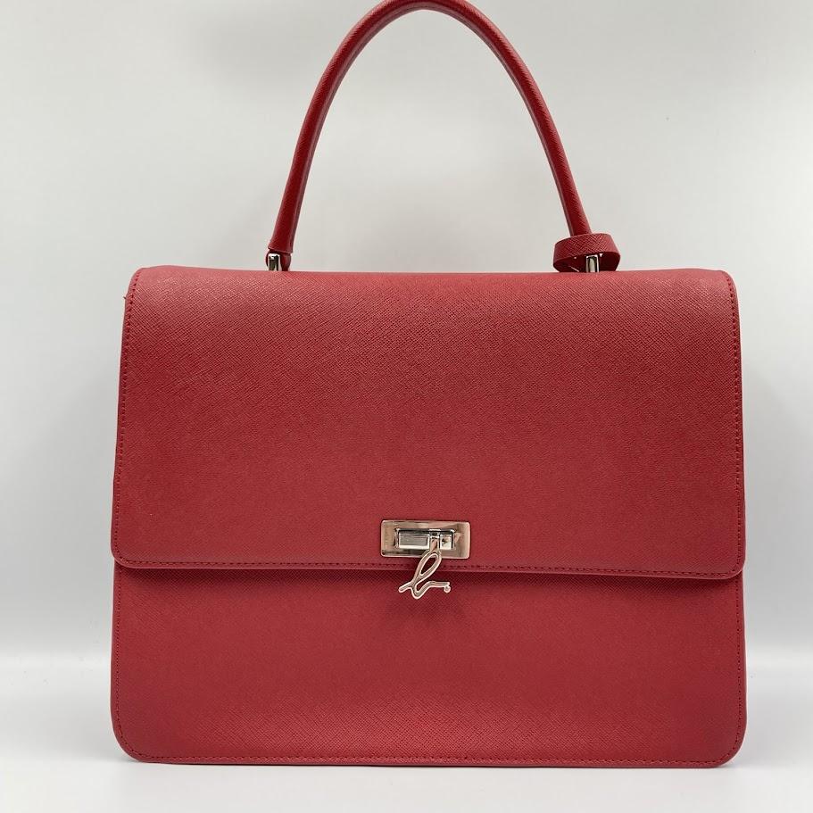 agnes b. アニエスべー ハンドバッグ レッド