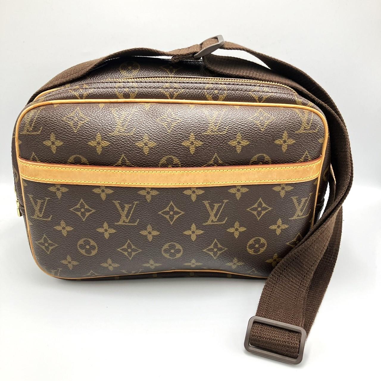 LOUIS VUITTON ルイヴィトン モノグラム M45254 リポーターPM