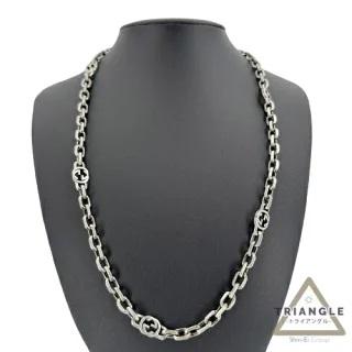 GUCCI グッチ インターロッキングG 616941 シルバーネックレス