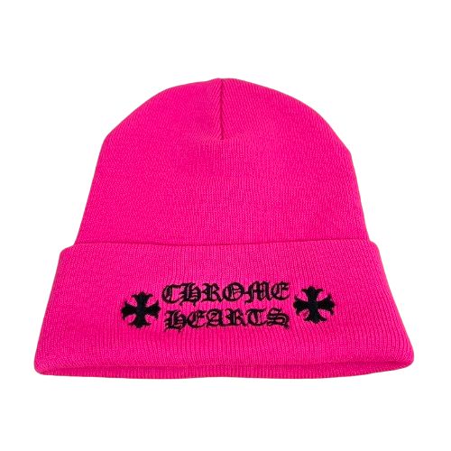 クロムハーツ WATCH CAP ビーニー ピンク