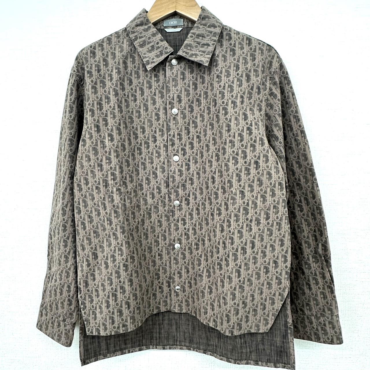 Dior 22SS オブリーク オーバーシャツ 283D493AY510 サイズ44