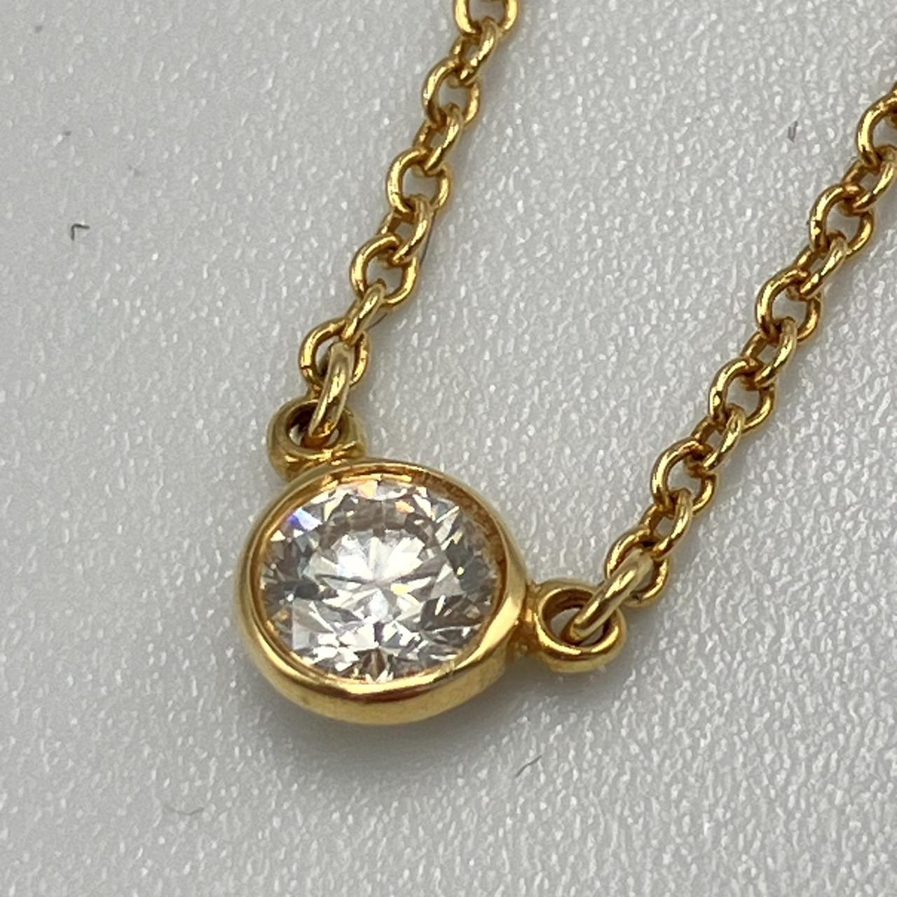 TIFFANY K18 バイザヤードネックレス