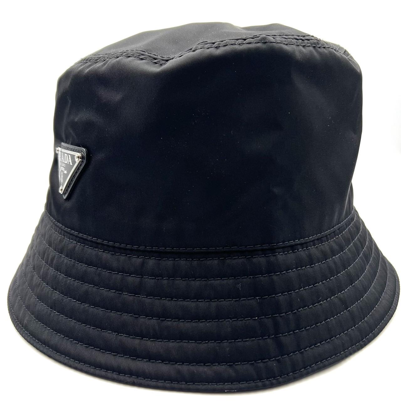 PRADA プラダ バケットハット 2HC137 サイズL ブラック