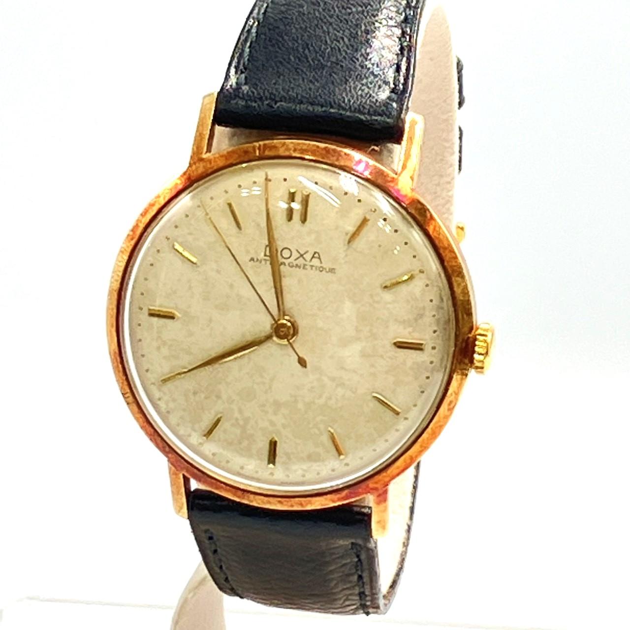 DOXA ドクサ ANTIMA GNETIC アンタイマグネティク 14K(585)手巻き アンティーク ウォッチ