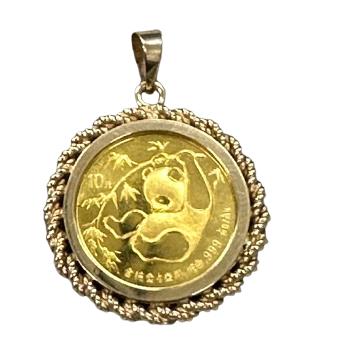 K24 14K パンダ金貨 1/10oz 6.03g